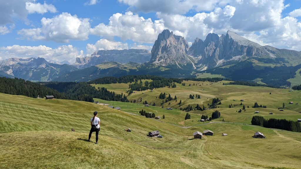 Seiser Alm (Alpe di Siusi), a must see sight in the Dolomites