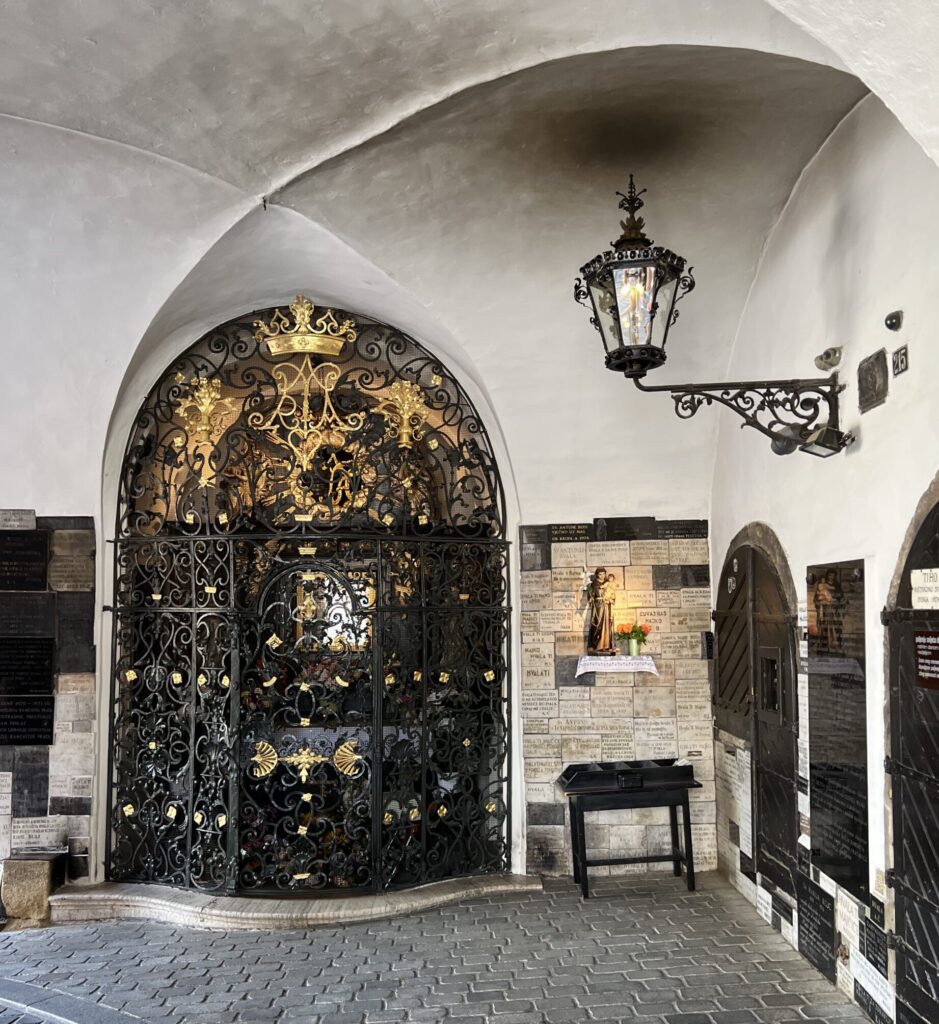 Stone Gate in Upper Town Zagreb