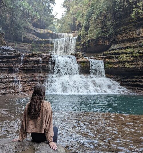 Wei Saw Dong waterfall, one of the best things to do in Cherapunjee