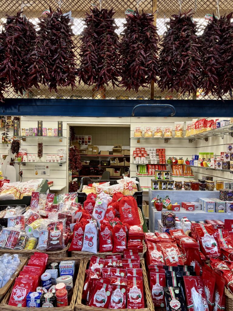 Paprika at Central Market Hall, a must do for 3 days in Budapest